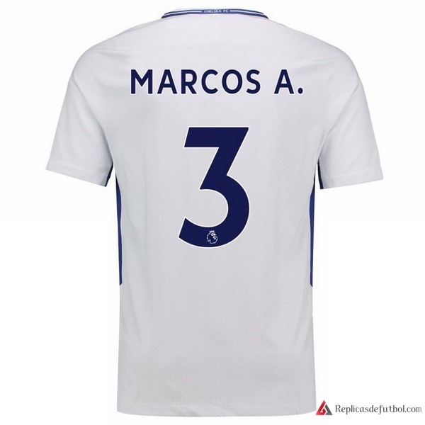 Camiseta Chelsea Segunda equipación Marcos A. 2017-2018